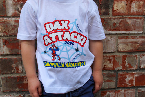 2026 Team Dax Attack Hemophilia Awareness Shirt
