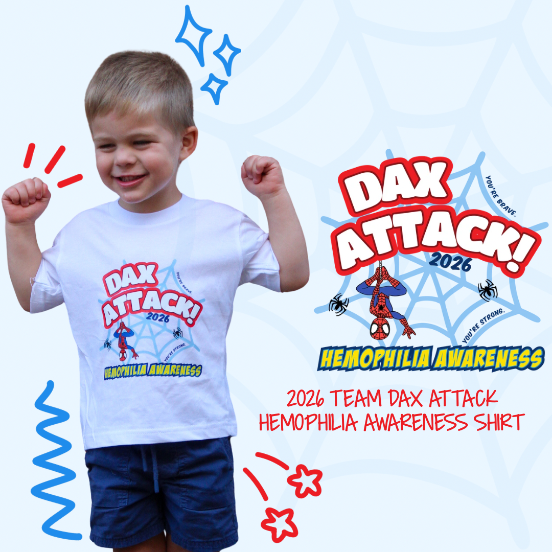 2026 Team Dax Attack Hemophilia Awareness Shirt